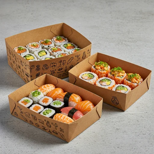 Hộp đựng sushi mang về đẹp, thu hút, giá xưởng cho nhà hàng